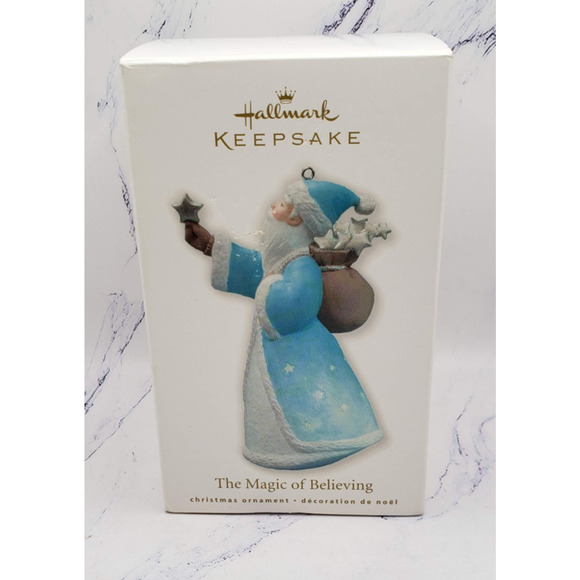 Hallmark 2010 The Magic of Believing Santa Claus Star Christmas Ornament - Picture 1 of 6
